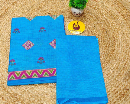 Premium Summer Cotton Sarees With Blouse HEAT17