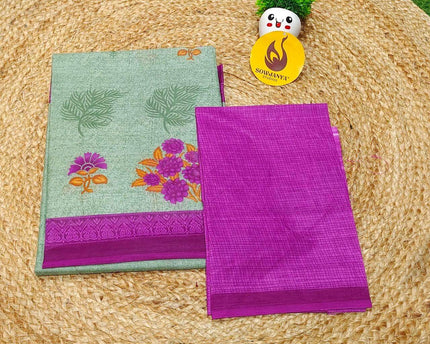 Premium Summer Cotton Sarees With Blouse HEAT13