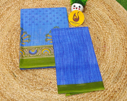 Premium Summer Cotton Sarees With Blouse HEAT12