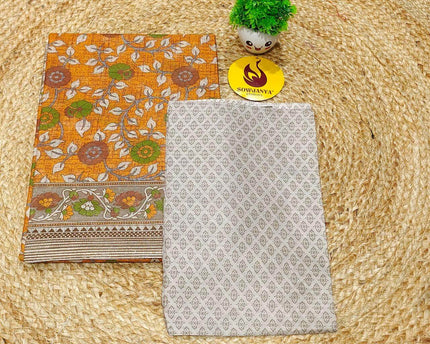 Premium Summer Cotton Sarees With Blouse HEAT20