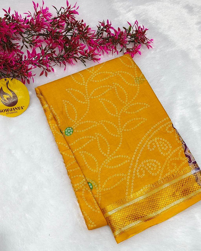 Premium Soft Mul Cotton With Jari boarder  Saree's- SSMUL50