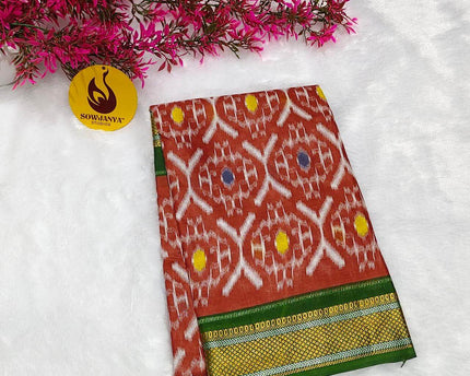 Premium Soft Mul Cotton With Jari boarder  Saree's- SSMUL61