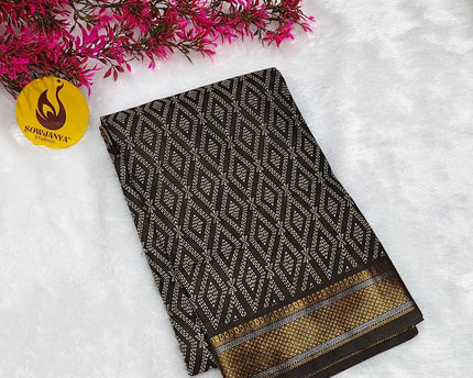 Premium Soft Mul Cotton With Jari boarder  Saree's- SSMUL64