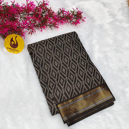 Premium Soft Mul Cotton With Jari boarder  Saree's- SSMUL64