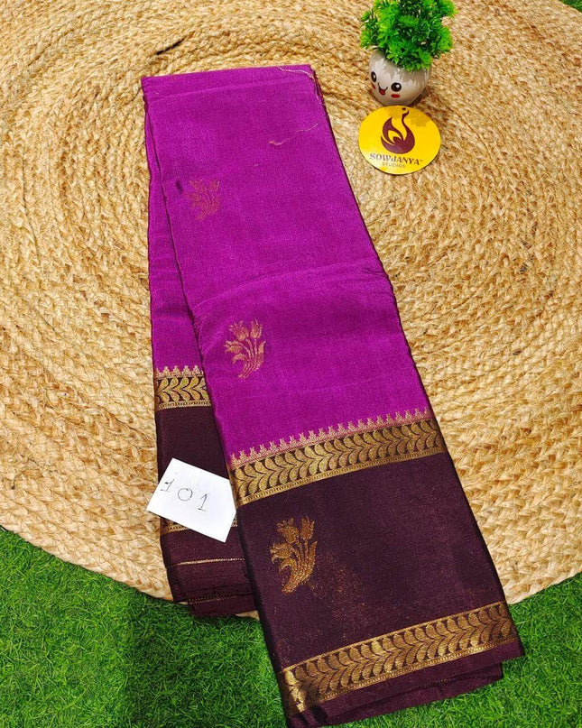 VINTAGE Seiko Gadwal Pattu Sarees - WAVE101