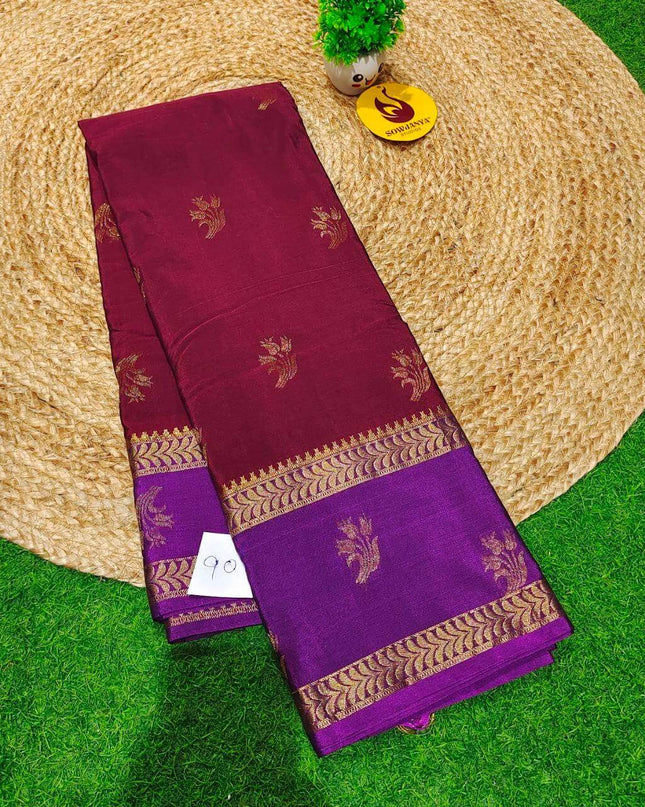 VINTAGE Seiko Gadwal Pattu Sarees - WAVE90