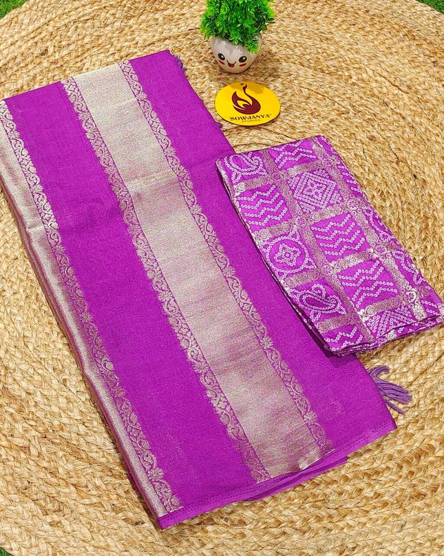 Premium Viscose Crape Georgette Saree - SSBEST7