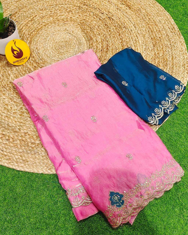 Premium Space Silk Sarees- SSSQU1