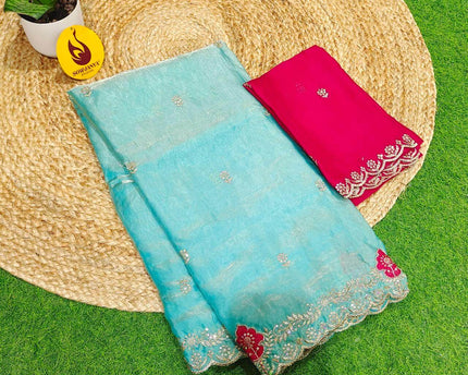 Premium Space Silk Sarees- SSSQU4