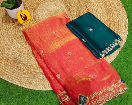 Premium Space Silk Sarees- SSSQU3