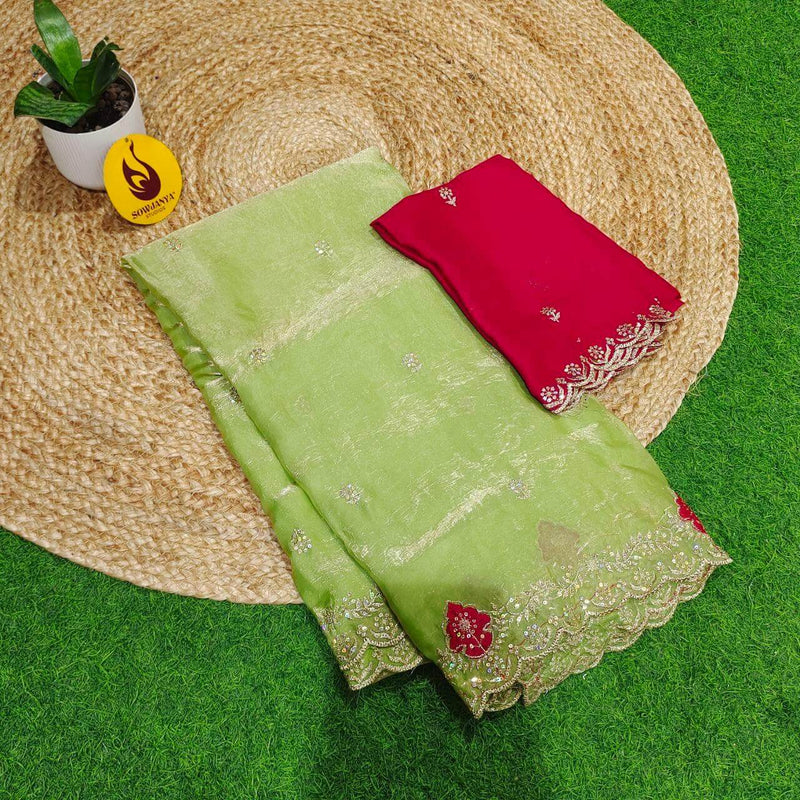 Premium Space Silk Sarees- SSSQU5