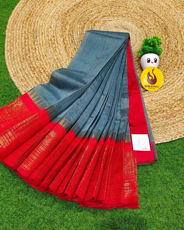 Seiko Gadwal Cotton Sarees -ROYAL1