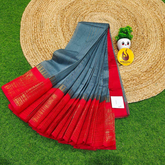 Seiko Gadwal Cotton Sarees -ROYAL1