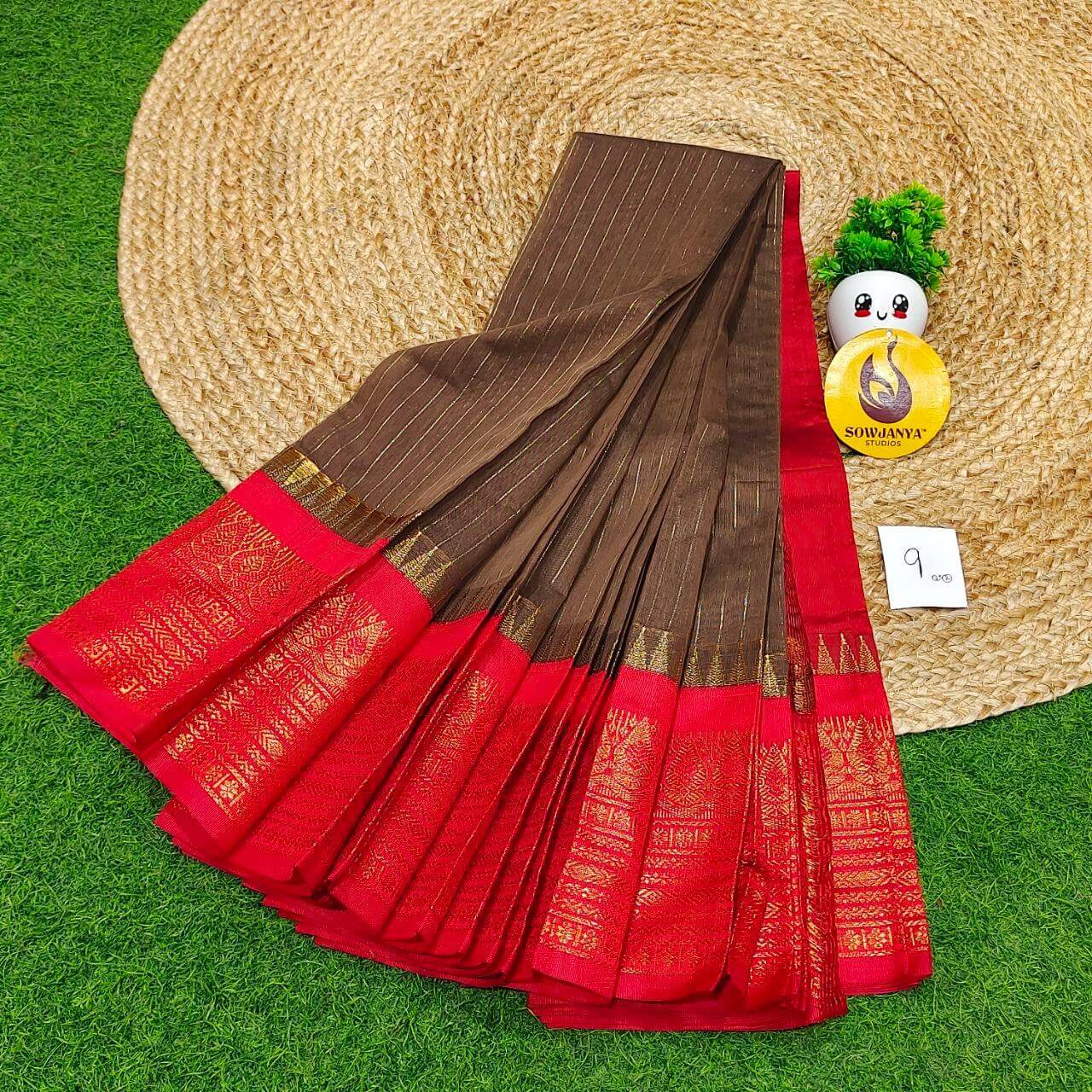 Seiko Gadwal Cotton Sarees -ROYAL9