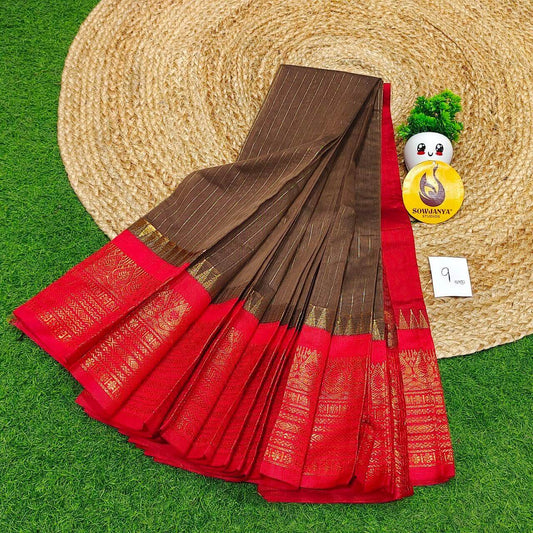 Seiko Gadwal Cotton Sarees -ROYAL9