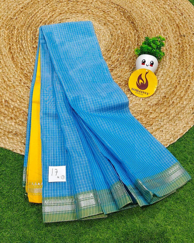 Seiko Gadwal Cotton Sarees -ROYAL17