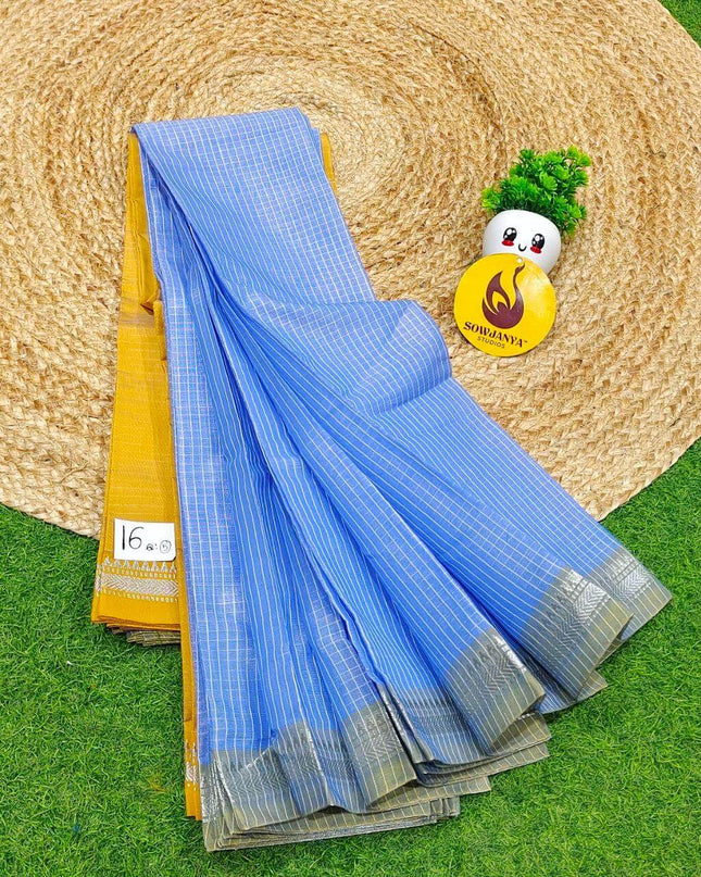 Seiko Gadwal Cotton Sarees -ROYAL16