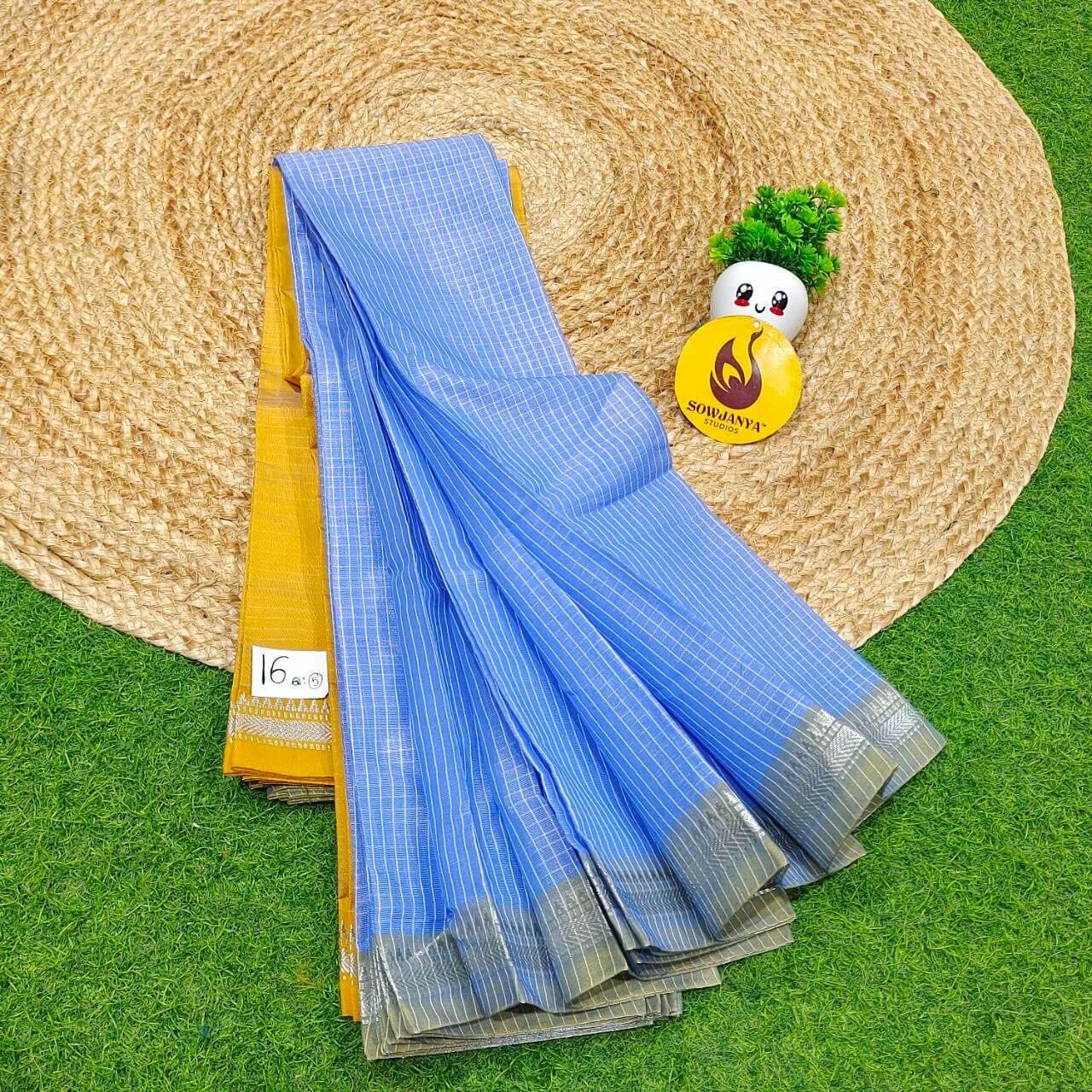 Seiko Gadwal Cotton Sarees -ROYAL16