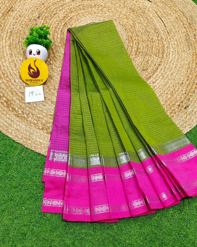 Seiko Gadwal Cotton Sarees -ROYAL19
