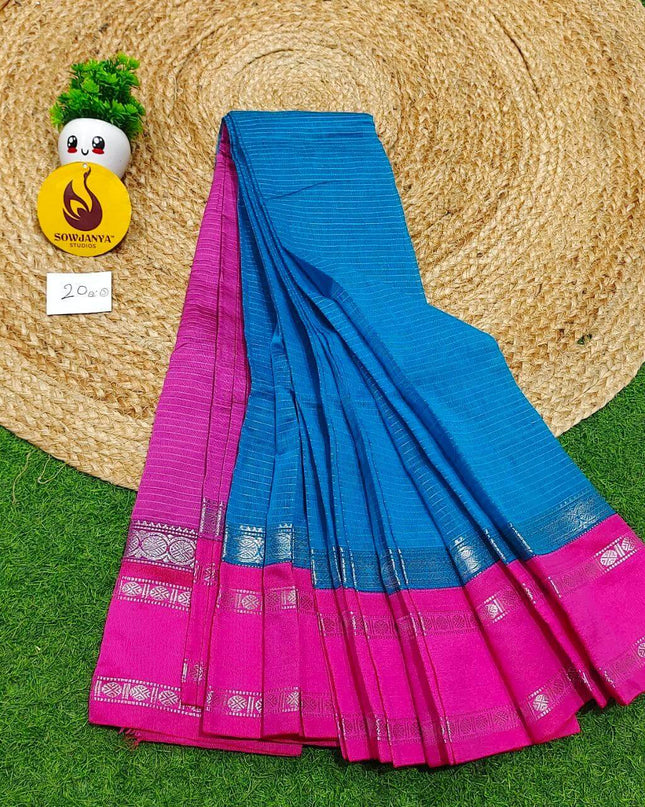 Seiko Gadwal Cotton Sarees -ROYAL20