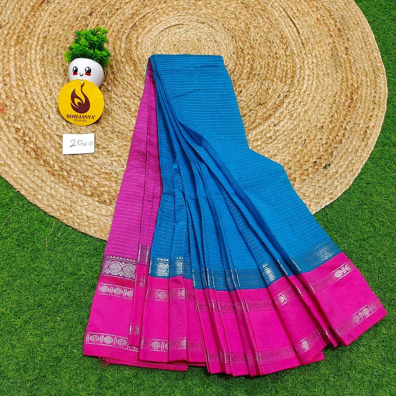 Seiko Gadwal Cotton Sarees -ROYAL20