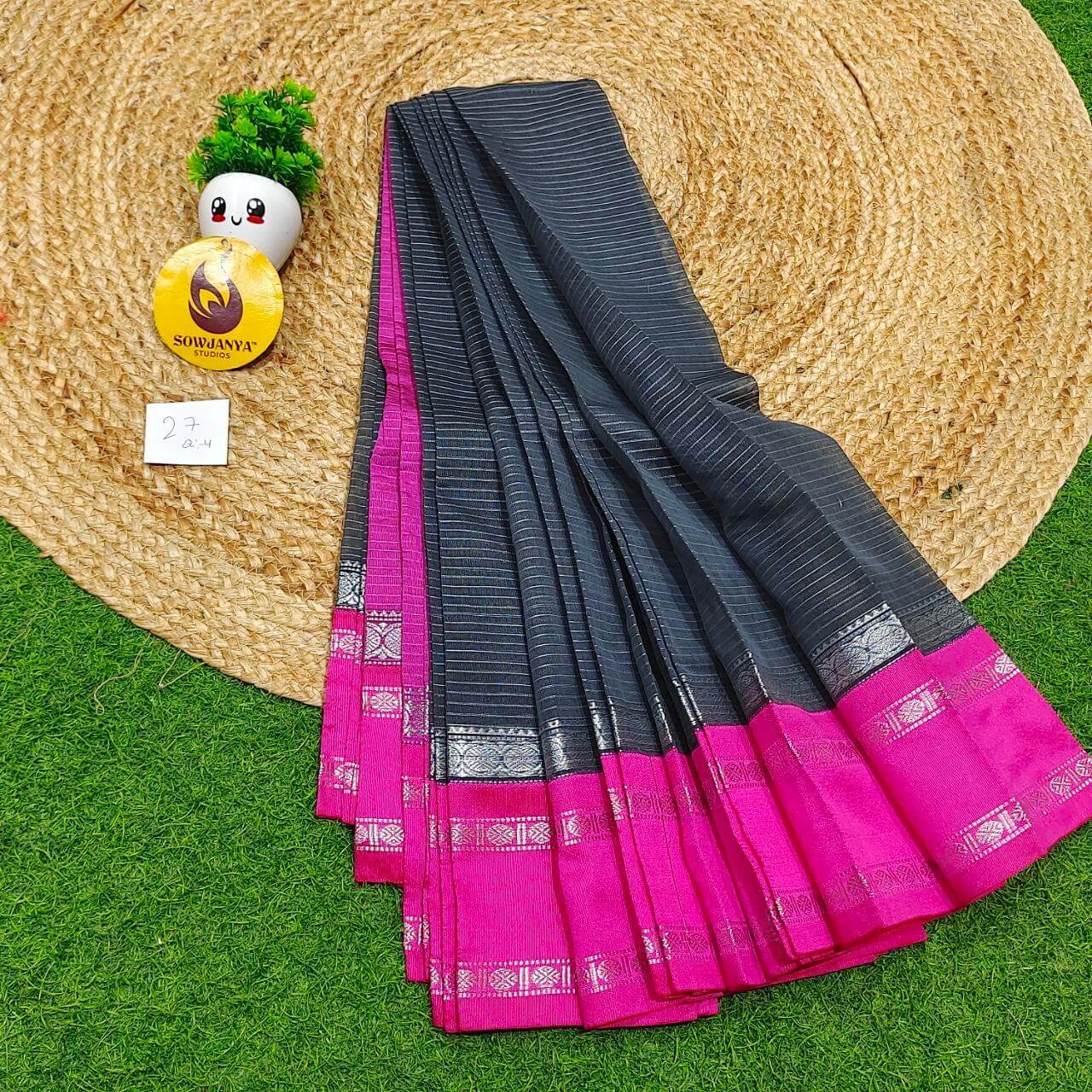 Seiko Gadwal Cotton Sarees -ROYAL27