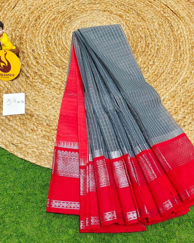 Seiko Gadwal Cotton Sarees -ROYAL37
