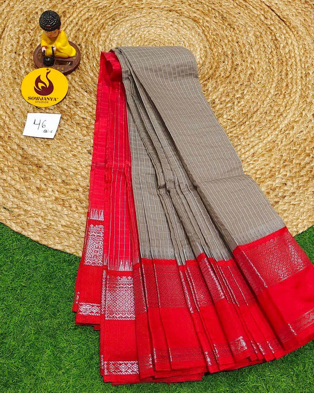 Seiko Gadwal Cotton Sarees -ROYAL46