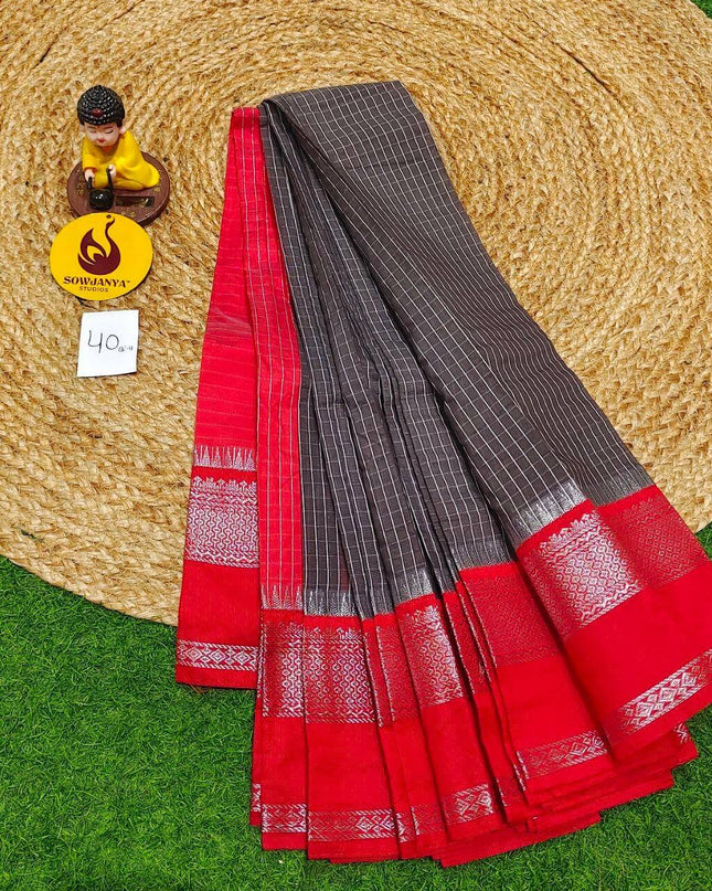 Seiko Gadwal Cotton Sarees -ROYAL40