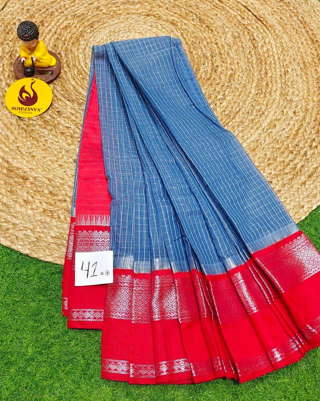Seiko Gadwal Cotton Sarees -ROYAL41