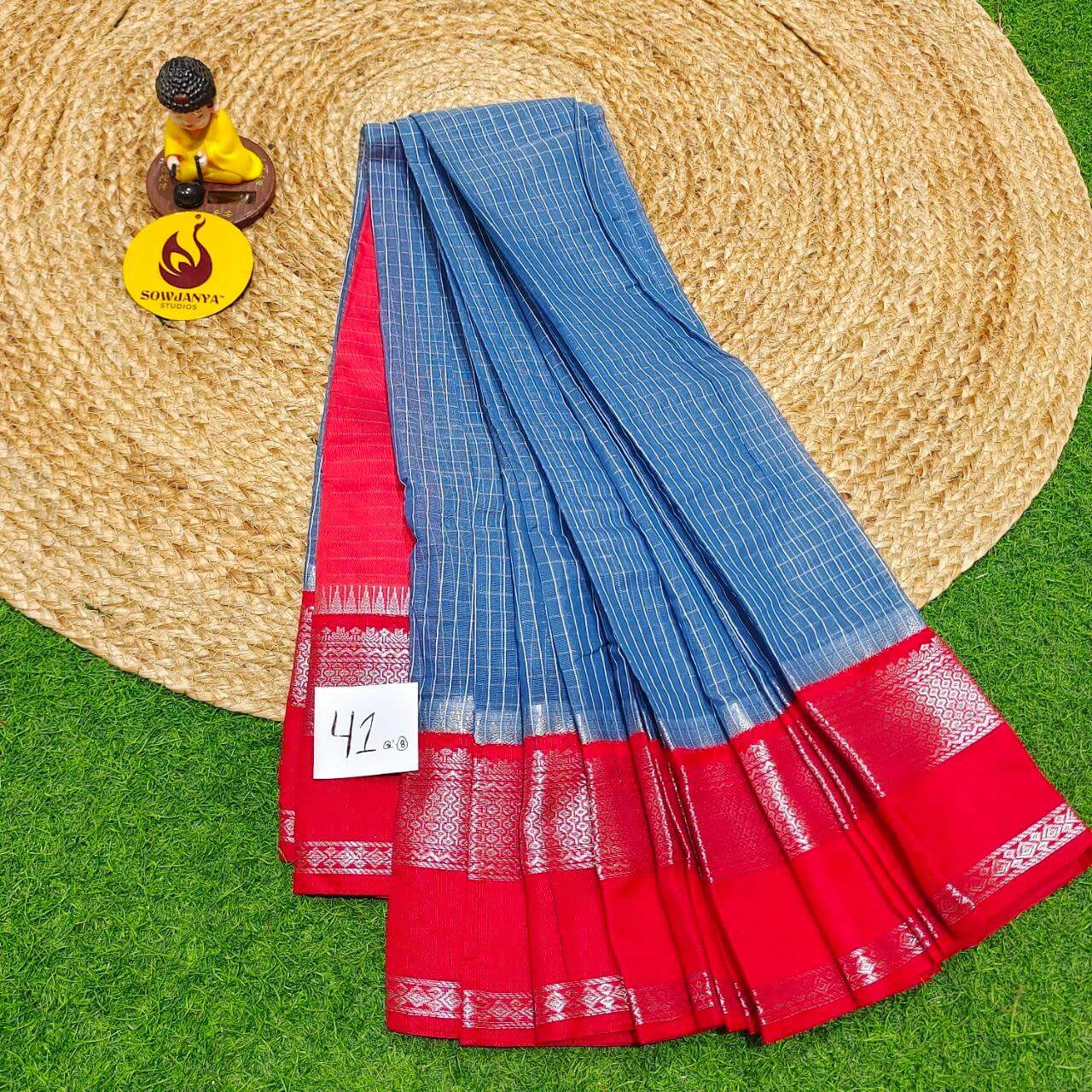 Seiko Gadwal Cotton Sarees -ROYAL41