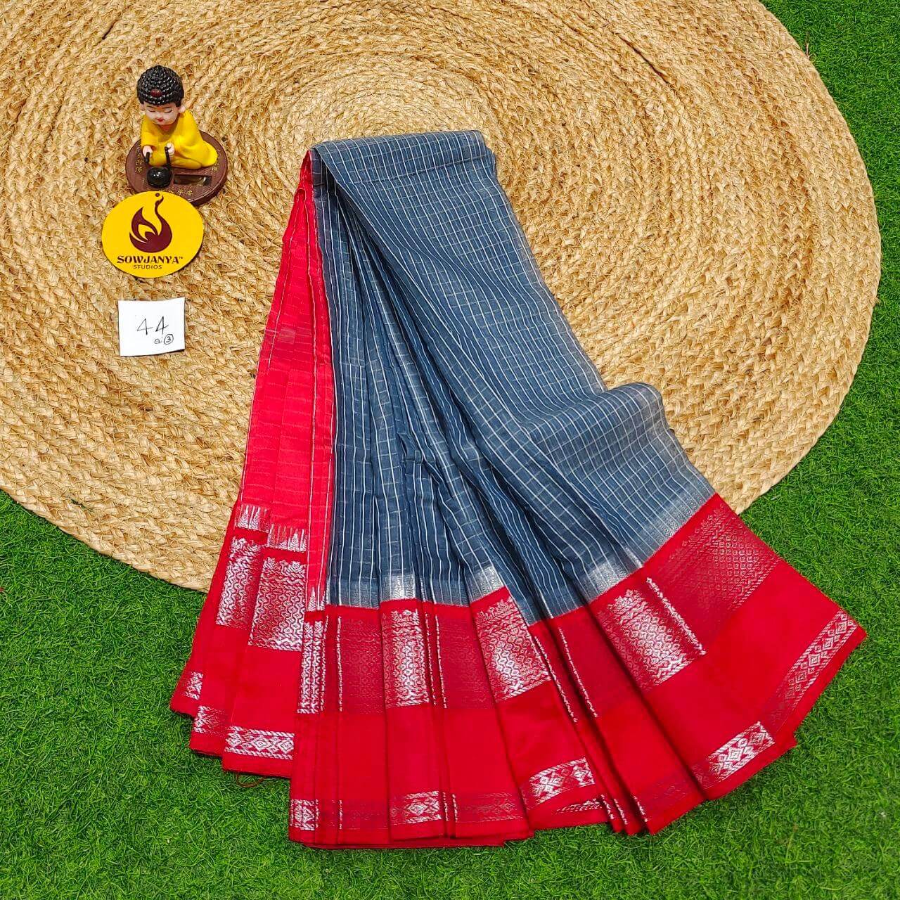 Seiko Gadwal Cotton Sarees -ROYAL44