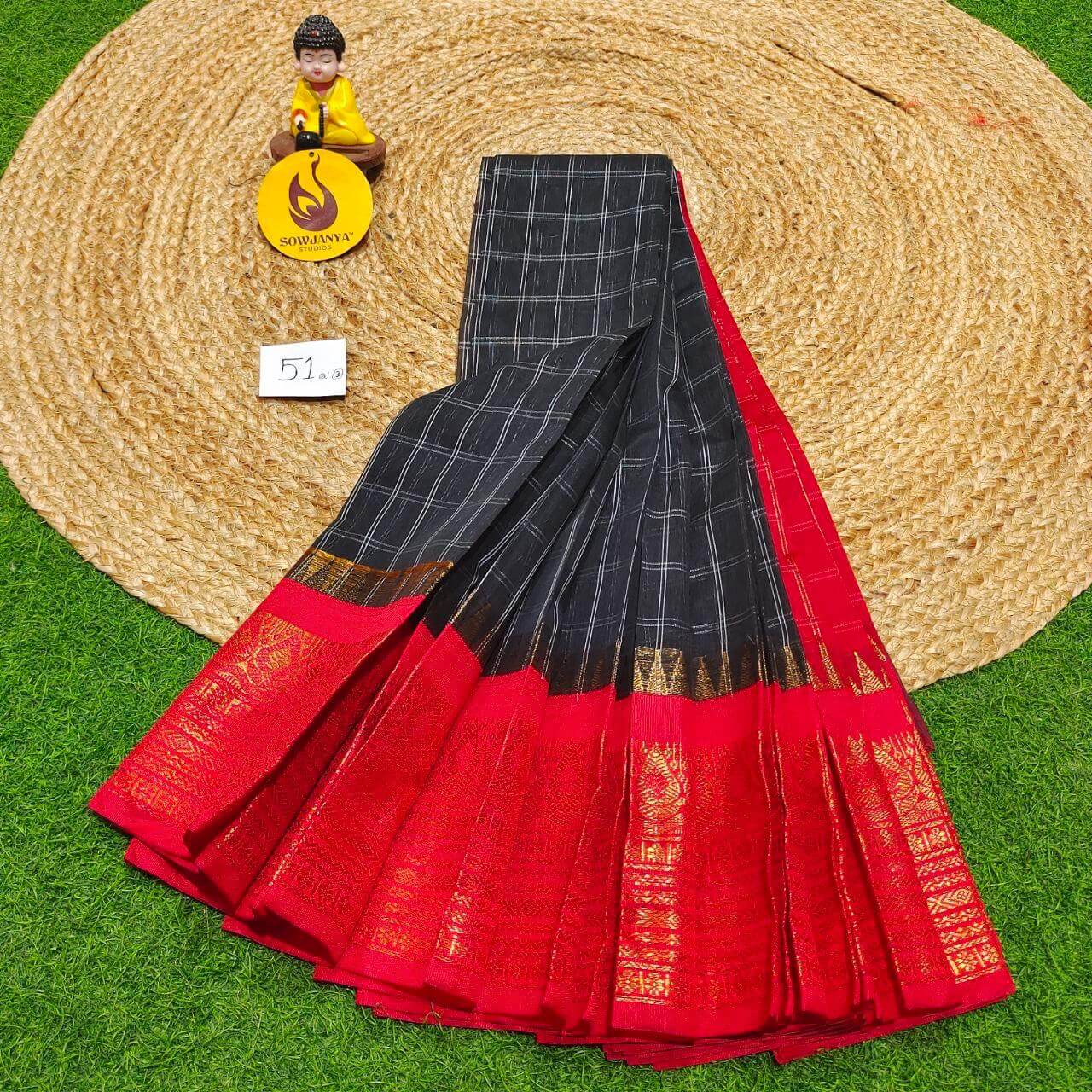 Seiko Gadwal Cotton Sarees -ROYAL51