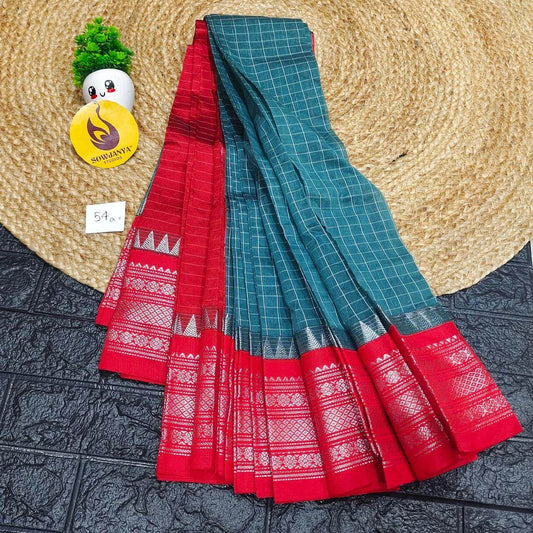 Seiko Gadwal Cotton Sarees -ROYAL54