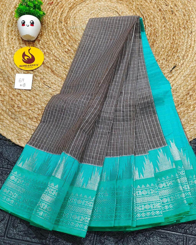 Seiko Gadwal Cotton Sarees -ROYAL69