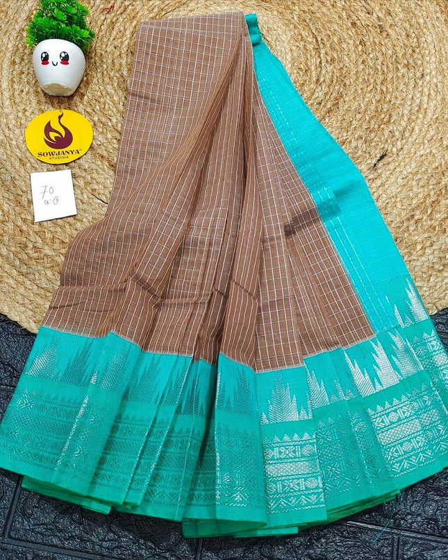 Seiko Gadwal Cotton Sarees -ROYAL70