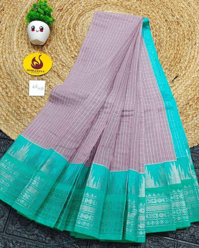 Seiko Gadwal Cotton Sarees -ROYAL68