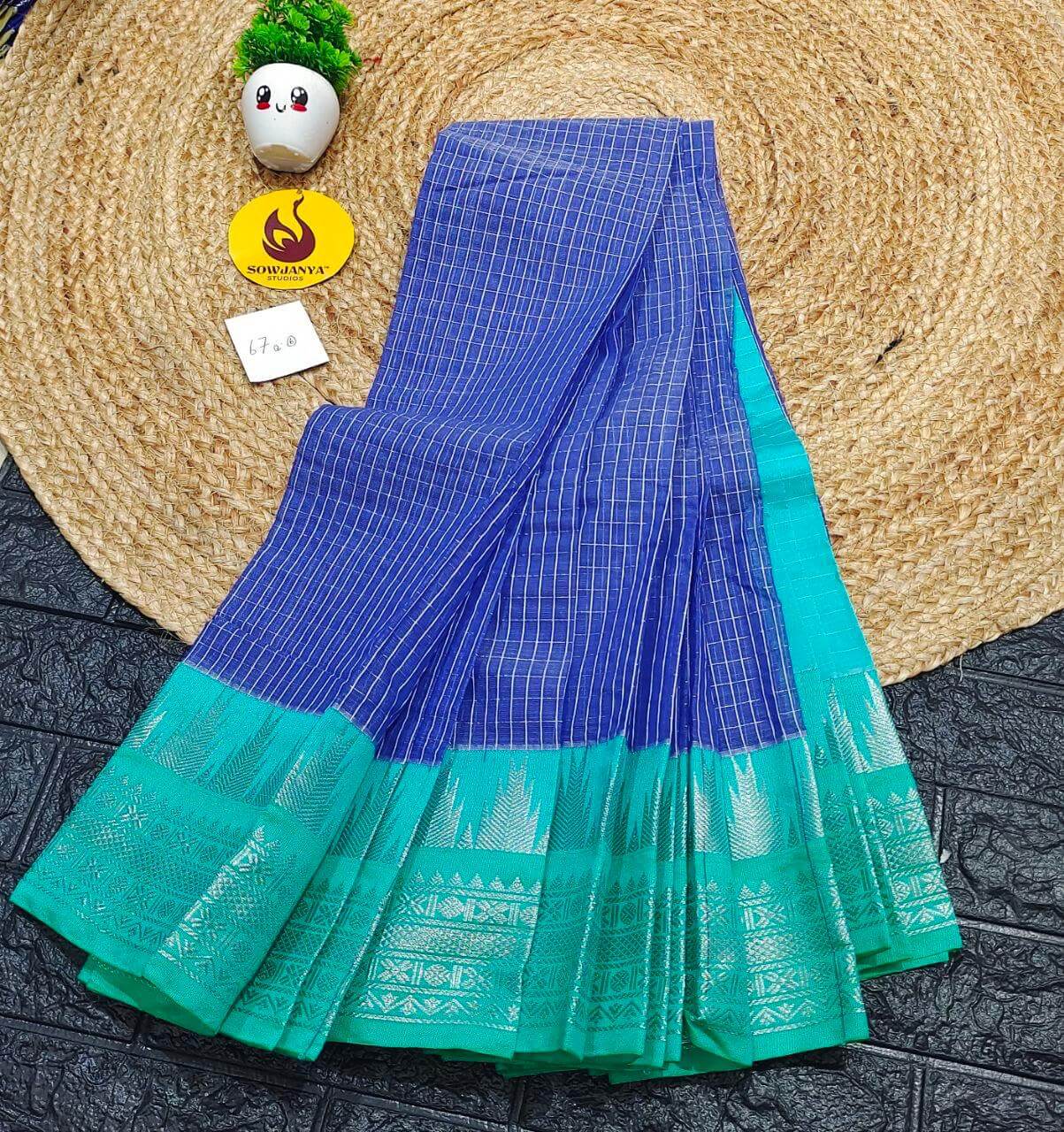 Seiko Gadwal Cotton Sarees -ROYAL67