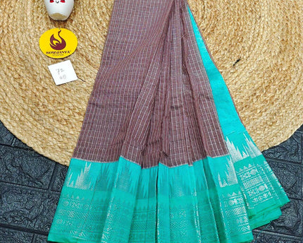 Seiko Gadwal Cotton Sarees -ROYAL72