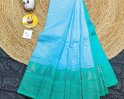 Seiko Gadwal Cotton Sarees -ROYAL74