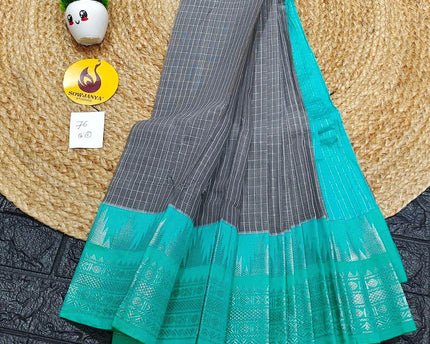 Seiko Gadwal Cotton Sarees -ROYAL76