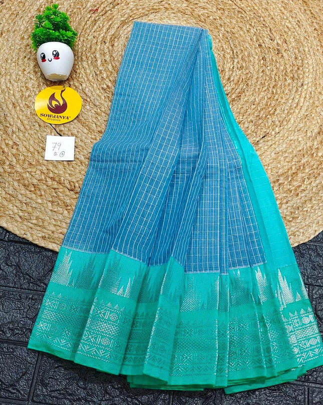 Seiko Gadwal Cotton Sarees -ROYAL79