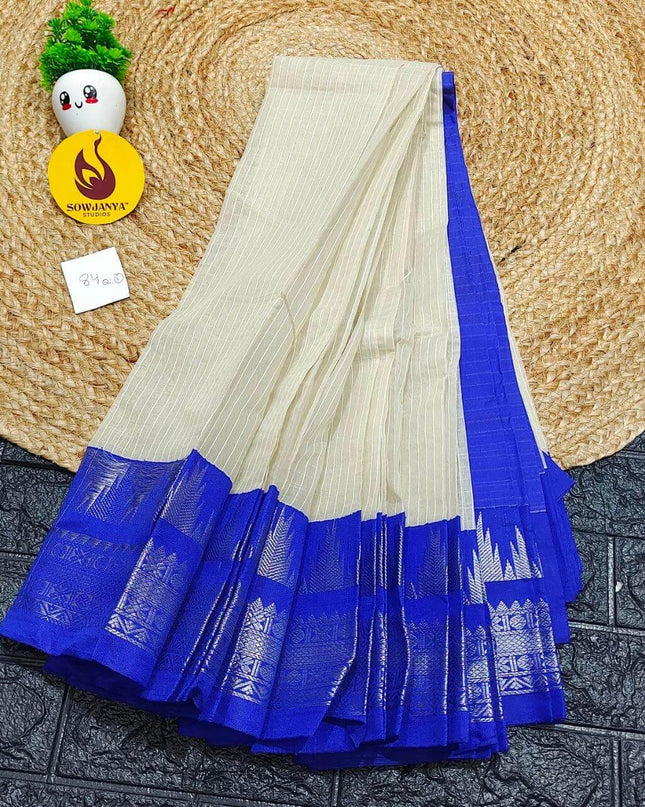 Seiko Gadwal Cotton Sarees -ROYAL84