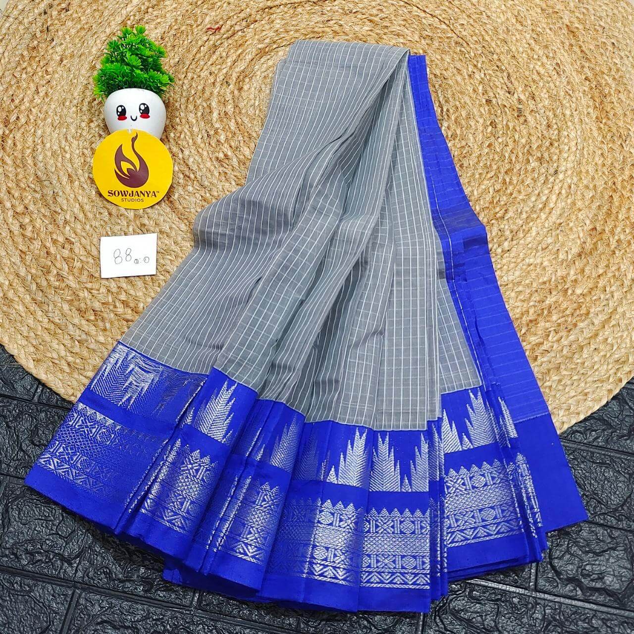 Seiko Gadwal Cotton Sarees -ROYAL88