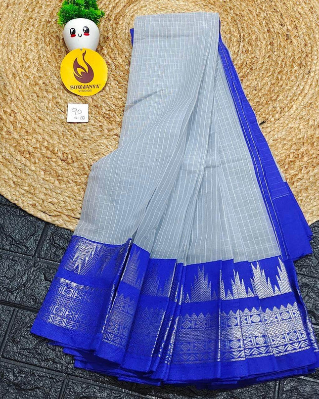 Seiko Gadwal Cotton Sarees -ROYAL90