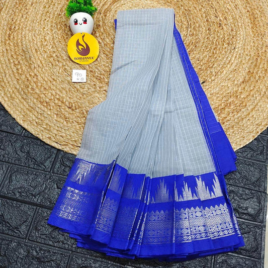 Seiko Gadwal Cotton Sarees -ROYAL90