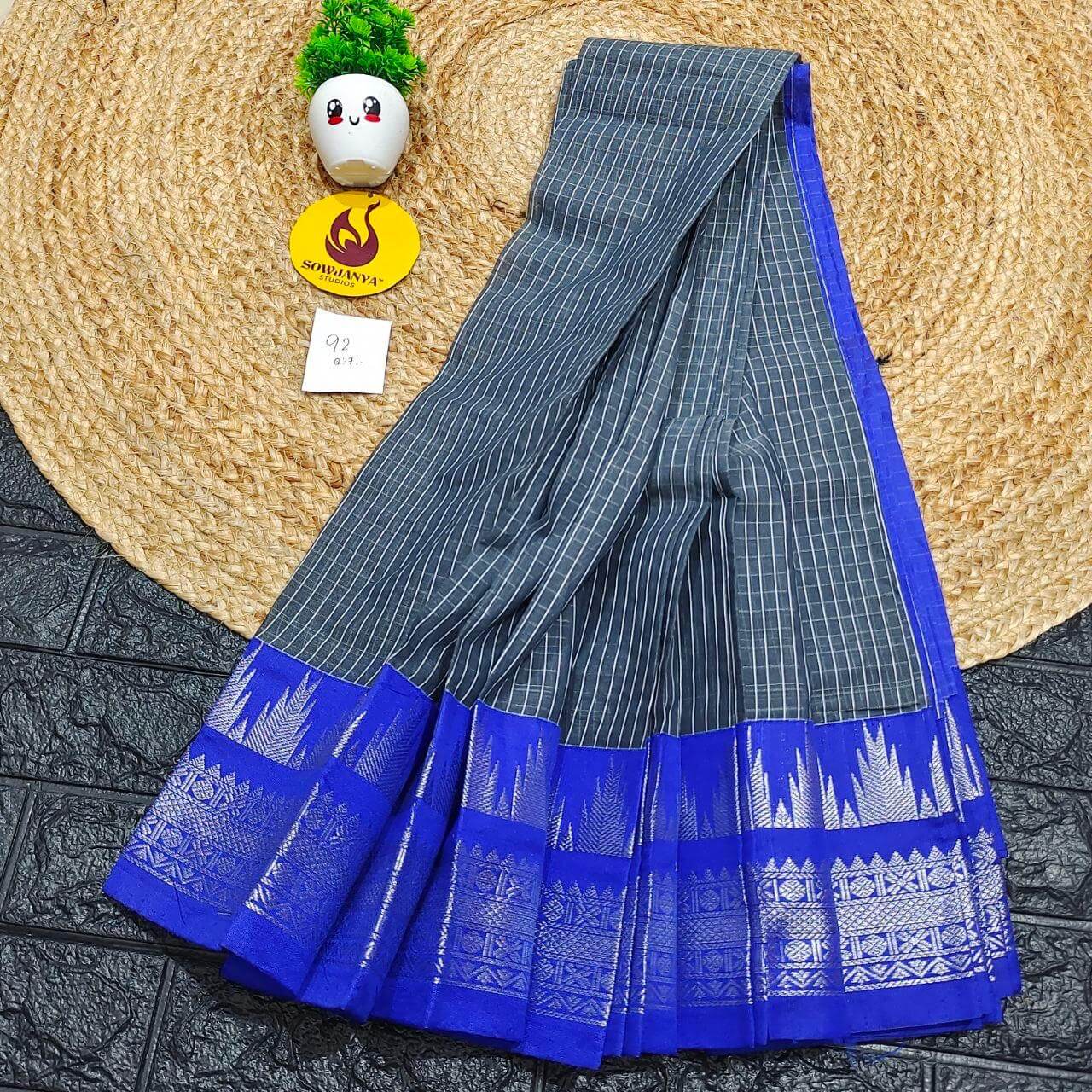Seiko Gadwal Cotton Sarees -ROYAL92