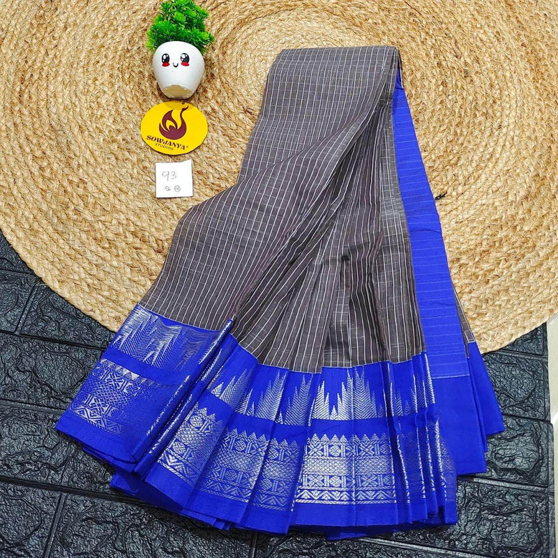 Seiko Gadwal Cotton Sarees -ROYAL93