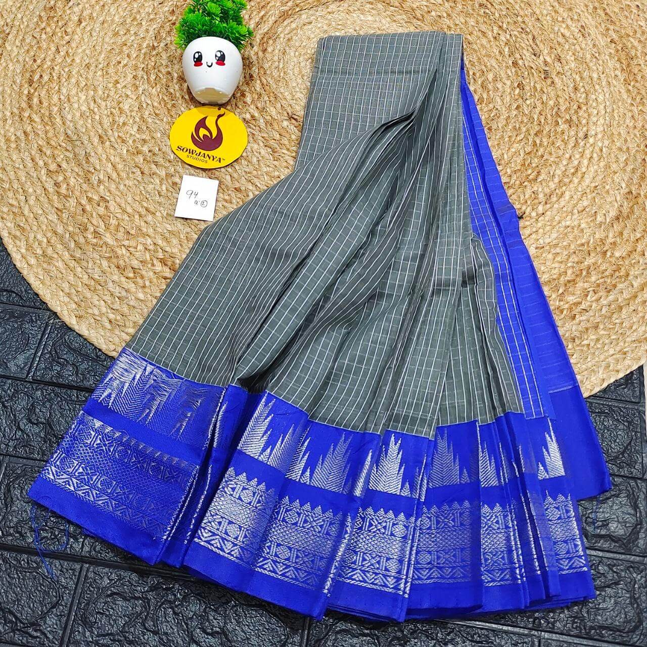 Seiko Gadwal Cotton Sarees -ROYAL94
