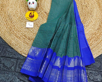 Seiko Gadwal Cotton Sarees -ROYAL95